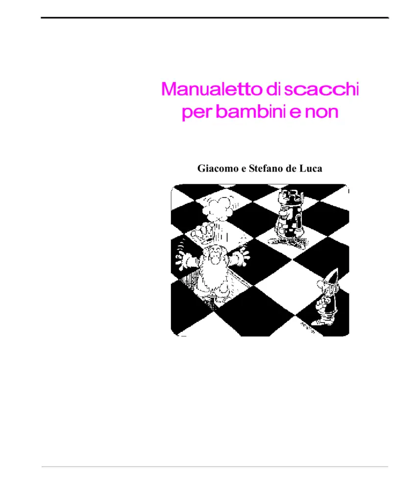 Manualetto di scacchi per bambini